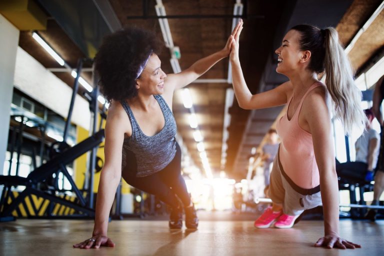 Travel buddy smiling and staying fit in the New Year, showcasing a healthy and active lifestyle