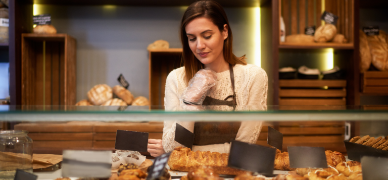 Entrepreneur deep in thought about New Year’s resolutions for their business