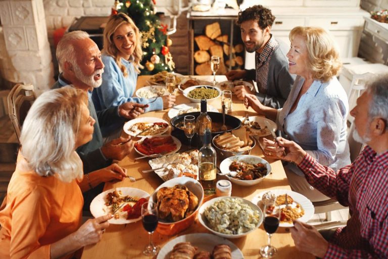 Thanksgiving safety tips for homeowners, featuring kitchen safety, fire prevention, and guest precautions for a secure holiday